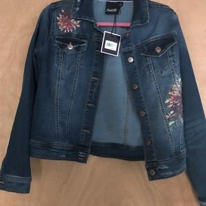 Nanette flower Jean jacket
